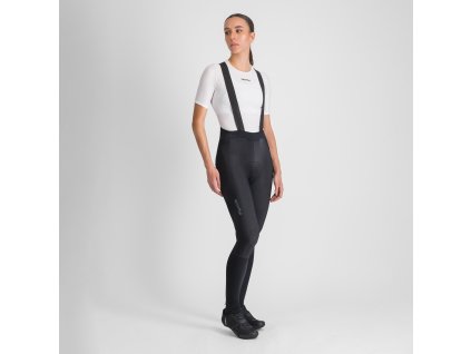 Sportful SUPERNOVA dámske nohavice, s trakmi, čierne