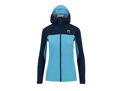 Karpos Lot Rain Dámska bunda, tmavomodrá/tyrkysová