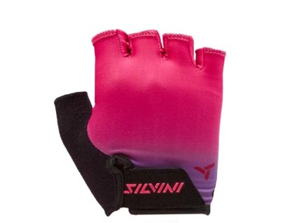 Silvini Anapi rukavice detské CA2287-08301, čierne-fuchsiové