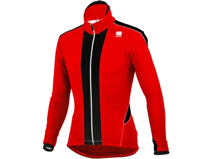 Sportful Anakonda Windstopper cyklistická bunda, červená