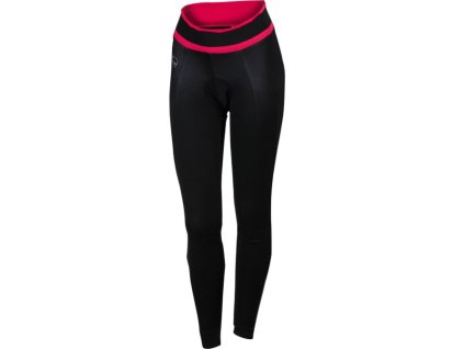 Sportful Lady WS cyklistické nohavice, čierna-fuchsiová