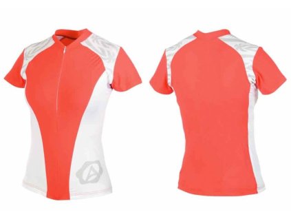 Author Lady ASL-E-6B dres, oranžovo-biely