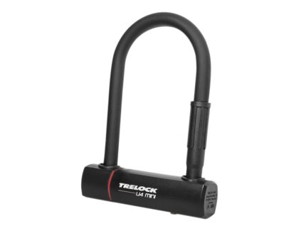 Trelock Zámok podkova U4 Mini 83 x 152 mm, držiak ZB 401