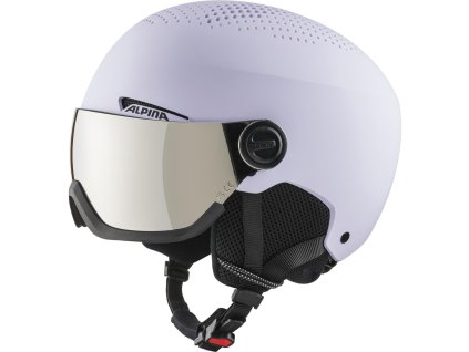 ALPINA ARBER VISOR lyžiarska prilba, fialová matná