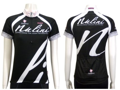 Nalini Lady Sibirica dres, čierno-biely