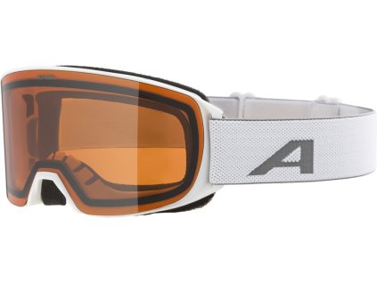 ALPINA NAKISKA Lyžiarske okuliare, biela matná