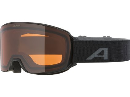 ALPINA NAKISKA Lyžiarske okuliare, čierna matná