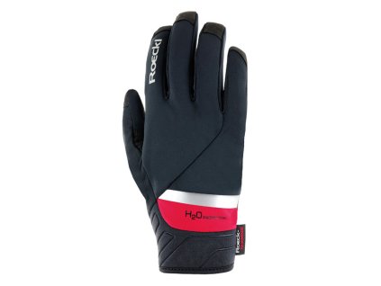 Roeckl Ranten 2 rukavice, čierna-červená