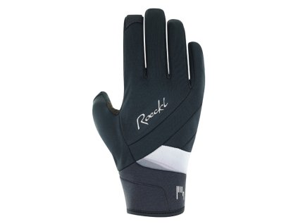 ROECKL Waldau 2 rukavice, dámske, čierna-uhľovo šedá