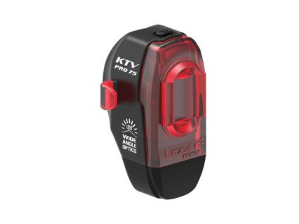 LEZYNE KTV DRIVE PRO+ zadné svetlo, čierne, 150 Lumenov