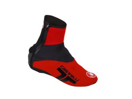 Castelli Narcista návleky na tretry, červeno-čierne