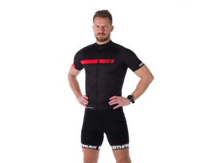 NorthFinder Gerardo dres, pánsky, čierno-červený