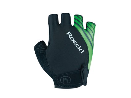 ROECKL Cyklistické rukavice Naturns čierno-zelené