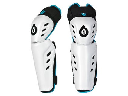 SIXSIXONE comp knee chrániče, biela-čierna