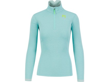 Karpos PIZZOCCO HALF ZIP dámska flíska Aqua Ski