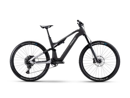 Haibike LYKE CF 10 celoodpružený elektrobicykel, carbon:strieborný (L)