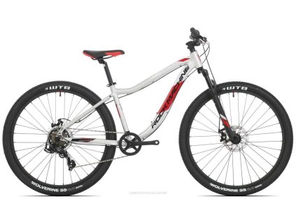 Rock Machine Storm 27 bicykel, strieborná:čierna:červená (XS)