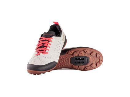 LEATT Clip 2.0 Endurance tretry, krémovo biele