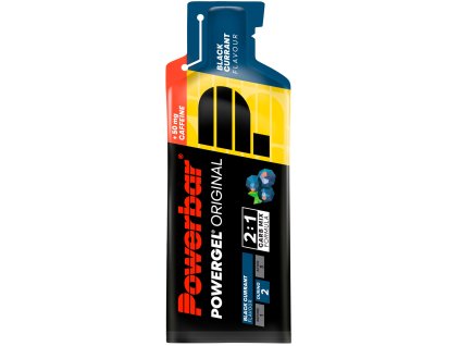 PowerBar PowerGel 41g Čierne ríbezle + Kofeín