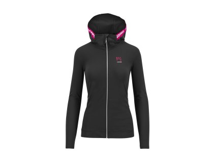 Karpos EASYFRIZZ dámska mikina so zipsom Black/Innuendo