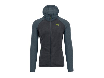 Karpos AMBRIZZOLA FULL-ZIP mikina s kapucňou vulcan/dark slate (Veľkosť M)