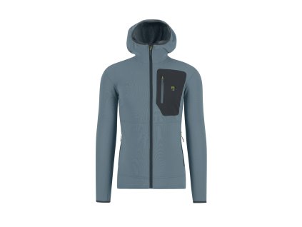 Karpos Antermoia Hoodie Flíska Smoke Blue/Woodl.Gray (Veľkosť L)