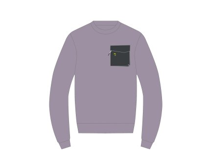 Karpos Mesdi Dámska Crewneck Flíska Lavender/Woodl.Gray (Veľkosť S)