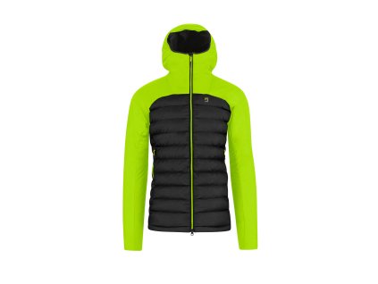 Karpos Sass Dortiga Hoodie Bunda Black/Acid Lime (Veľkosť M)