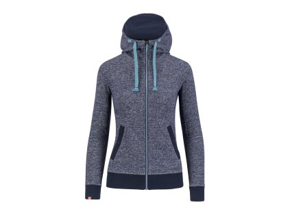 Karpos TOTOGA HEMP dámska mikina so zipsom Sky Captain Melange (Veľkosť S)