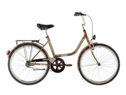 Kenzel LORETA 24 bicykel, 1spd, hnedá