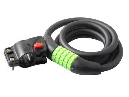 Extend zámok na bicykel NUMERIC 5, 12*1200mm, black
