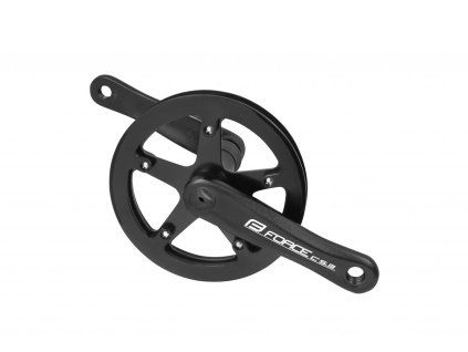 FORCE kľuky C5.3 Al 40z kryt 140mm, čierne