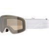 ALPINA Lyžiarske okuliare detské FERNIE Q-LITE  white matt/mirror gold