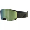ALPINA Lyžiarske okuliare TAOS Q-LITE black-olive/mirror green