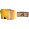 ALPINA Lyžiarske okuliare TAOS Q-LITE white-earth matt/mirror gold