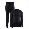 Craft set core dry baselayer, čierna