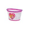 274571 ctm kosik na riadidla detsky plast biely s fialovym okrajom princes