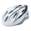 FORCE HAL prilba na bicykel, bielo-čierna XS-S