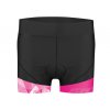 FORCE kraťasy MINI LADY do pásu s vložkou, čierno-ružové