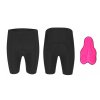 75276 3 force nohavice storm kratke s odnimatelnou vlozkou damske cierno ruzove