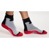 Ponožky CDN cross country červená-čierna