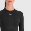 197727 10 sportful 2nd skin damske tricko s dlhym rukavom cierne