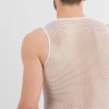 197742 11 sportful 2nd skin mesh tricko bez rukavov biele