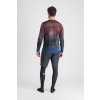 Sportful FLOW GIARA tričko s dlhým rukávom berry blue/cayenna red (Veľkosť M)