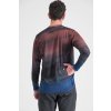 Sportful FLOW GIARA tričko s dlhým rukávom berry blue/cayenna red (Veľkosť M)