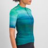 Sportful FLOW SUPERGIARA dámsky dres shade spruce juniper blue (Veľkosť XS)