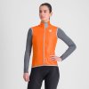 Sportful Hot Pack EasyLight cyklistická vesta, dámska, oranžová