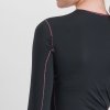 200292 11 sportful midweight damske tricko dlhy rukav cierne