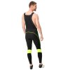 146625 5 vaude cyklisticke nohavice kuro warm bib panske neonovo zlte
