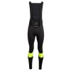 Vaude cyklistické nohavice Kuro Warm Bib, pánske, neonovo žlté